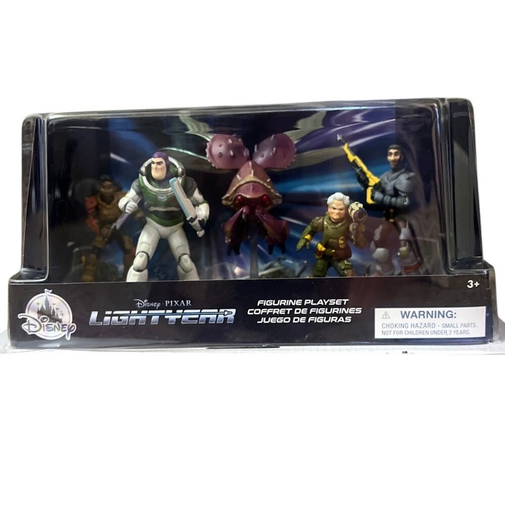 Disney Pixar Lightyear Figure Playset Buzz Lightyear Sox Zurg Figures NEW Sealed